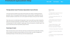 Desktop Screenshot of prematureejaculations.net