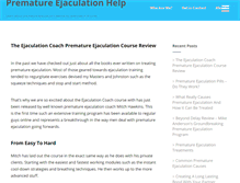 Tablet Screenshot of prematureejaculations.net